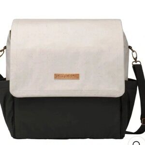 Petunia Pickle Bottom Abundance Boxy Diaper Bag Backpack in Birch Black